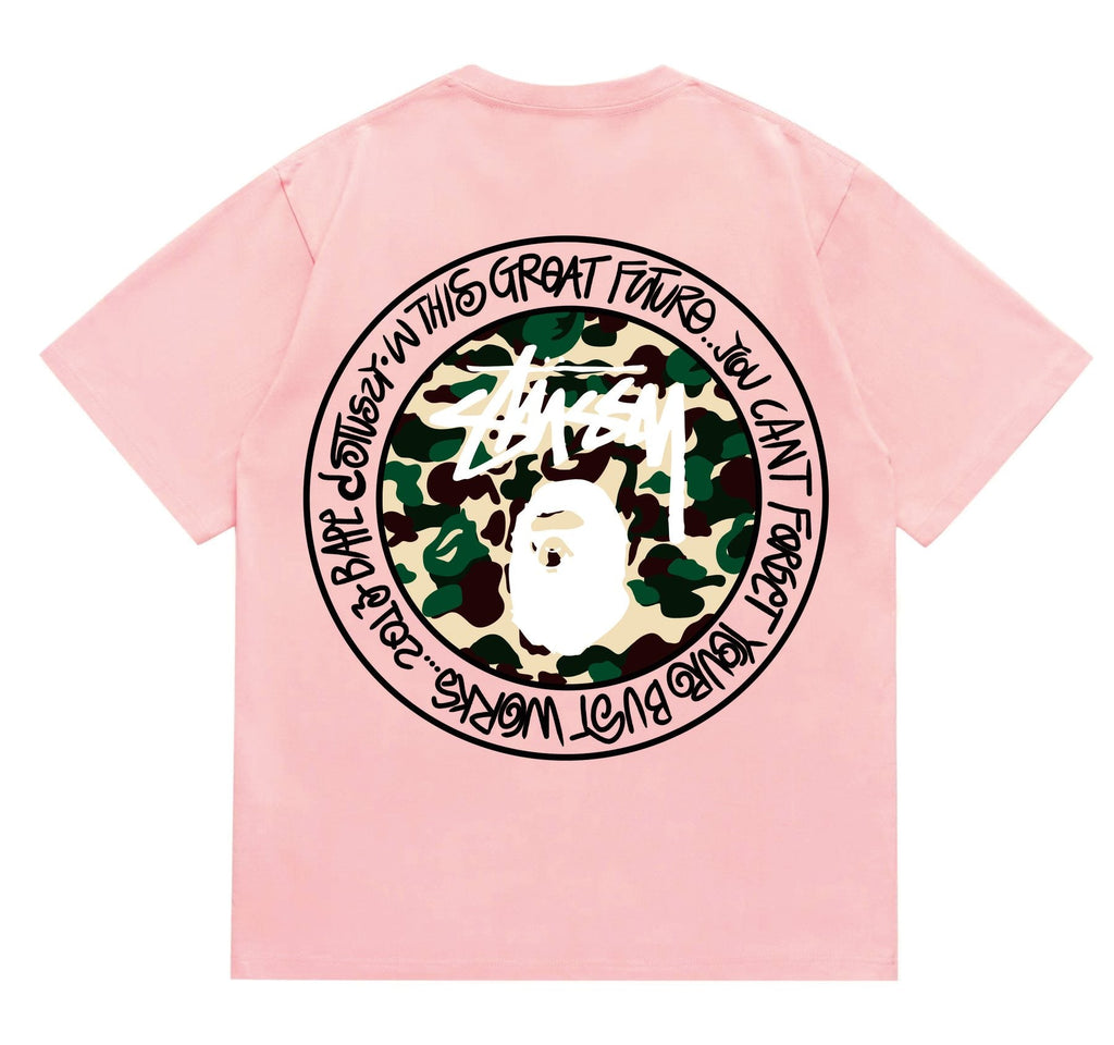 BAPE Circular Camo Graphic T-Shirt ¡ª back