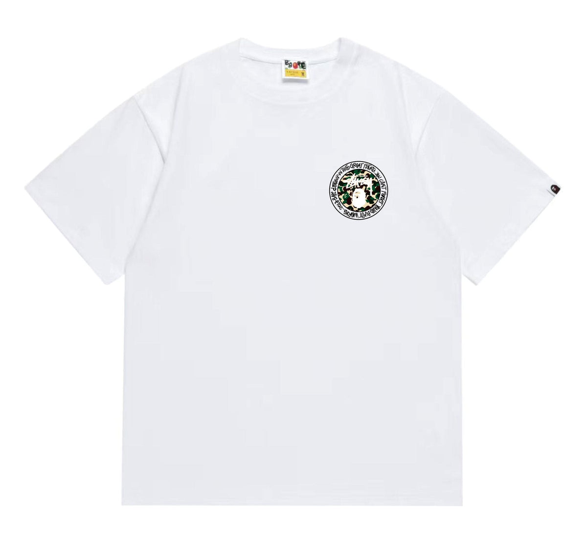 BAPE Circular Camo Graphic T-Shirt ¡ª front