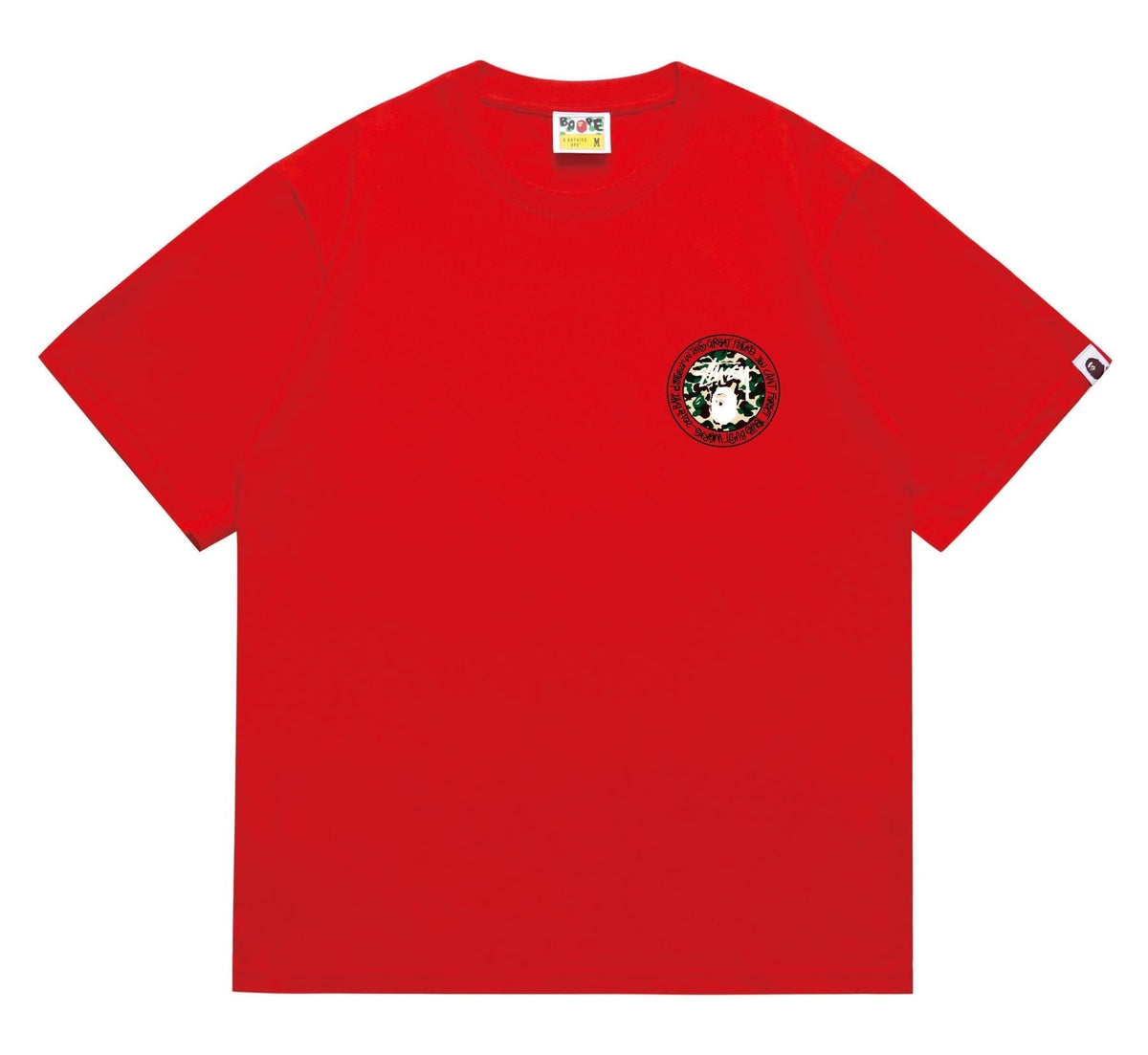 BAPE Circular Camo Graphic T-Shirt ¡ª front