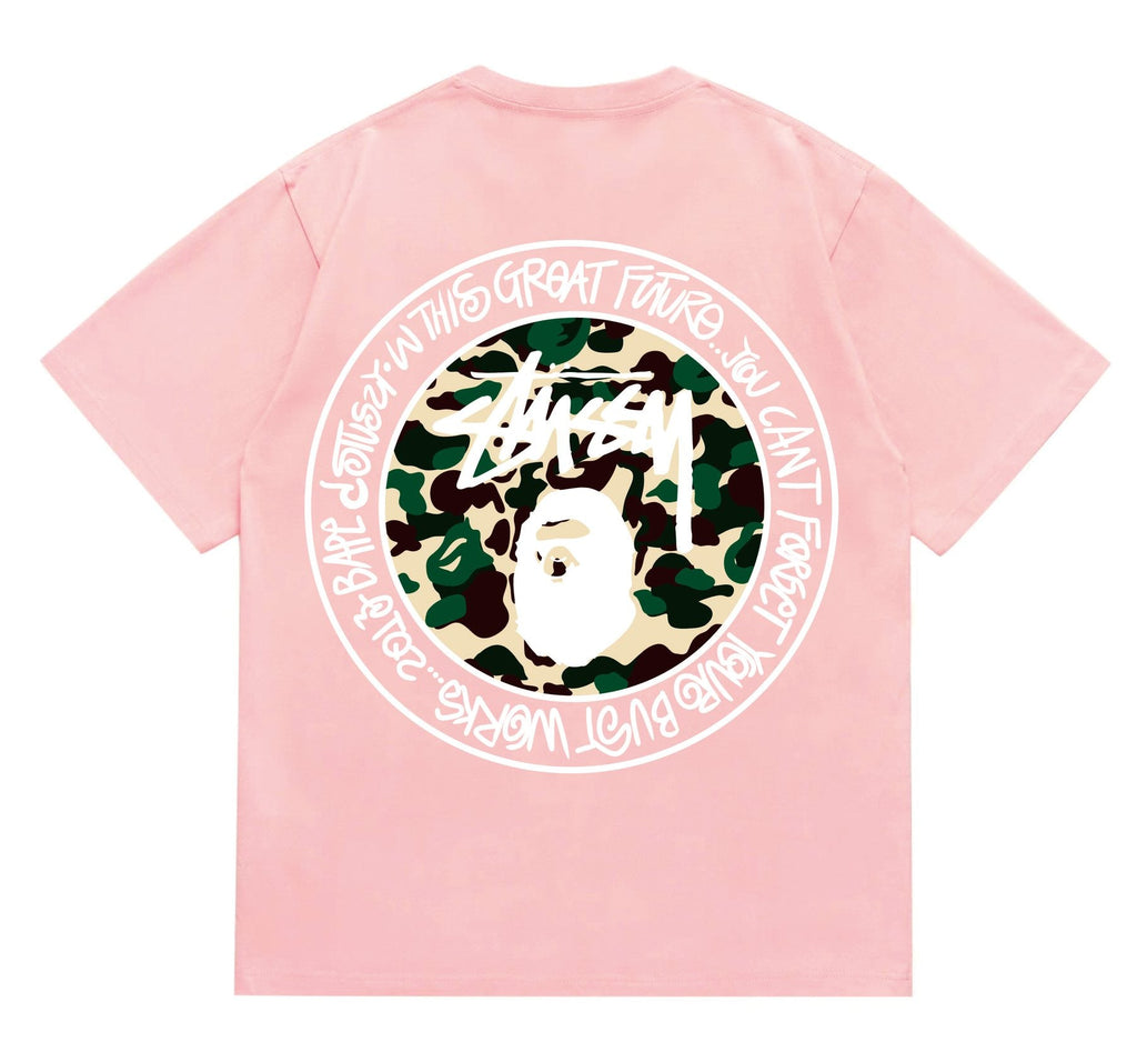 BAPE Circular Camo Ape Graphic T-Shirt ¡ª back