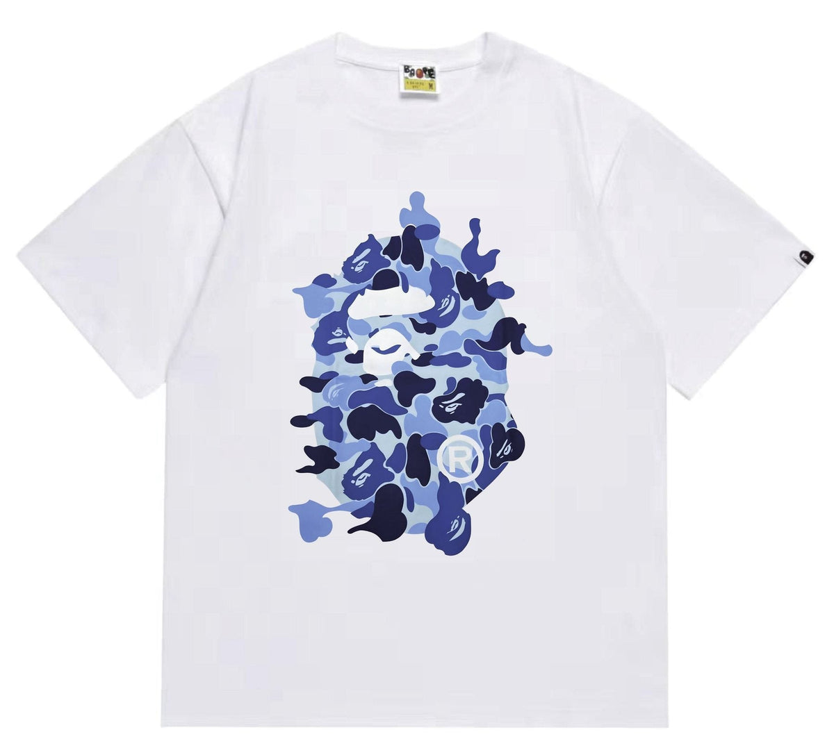 BAPE Camouflage Ape Face Graphic T-Shirt ¡ª front