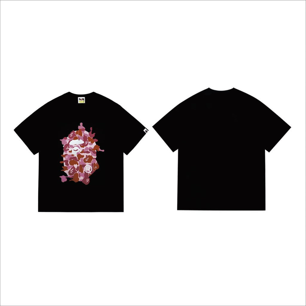 BAPE Camouflage Ape Face Graphic T-Shirt ¡ª front