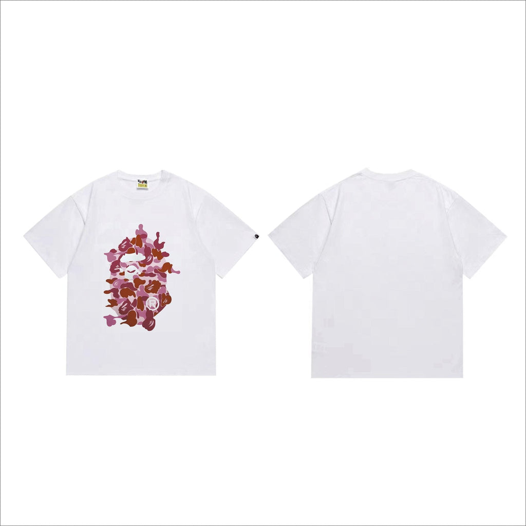 BAPE Camouflage Ape Face Graphic T-Shirt ¡ª front