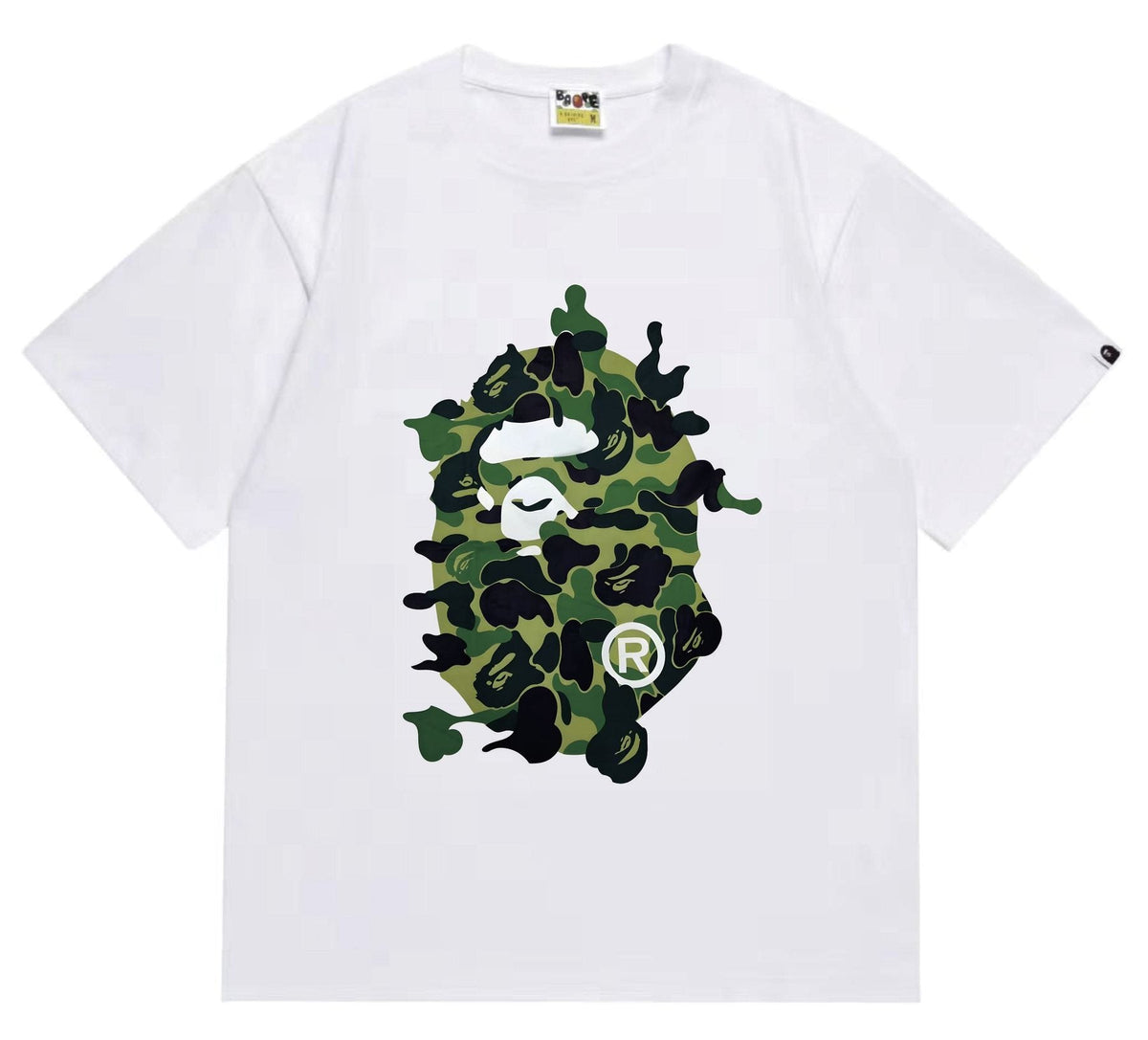 BAPE Camouflage Ape Face Graphic T-Shirt ¡ª front