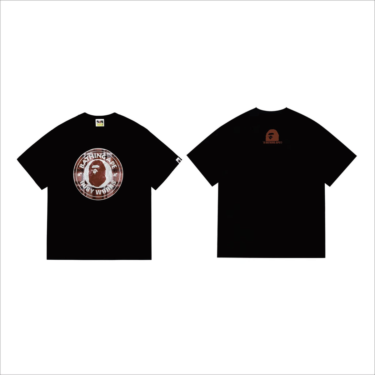 BAPE Circular Graphic Short-Sleeve T-Shirt ¡ª front
