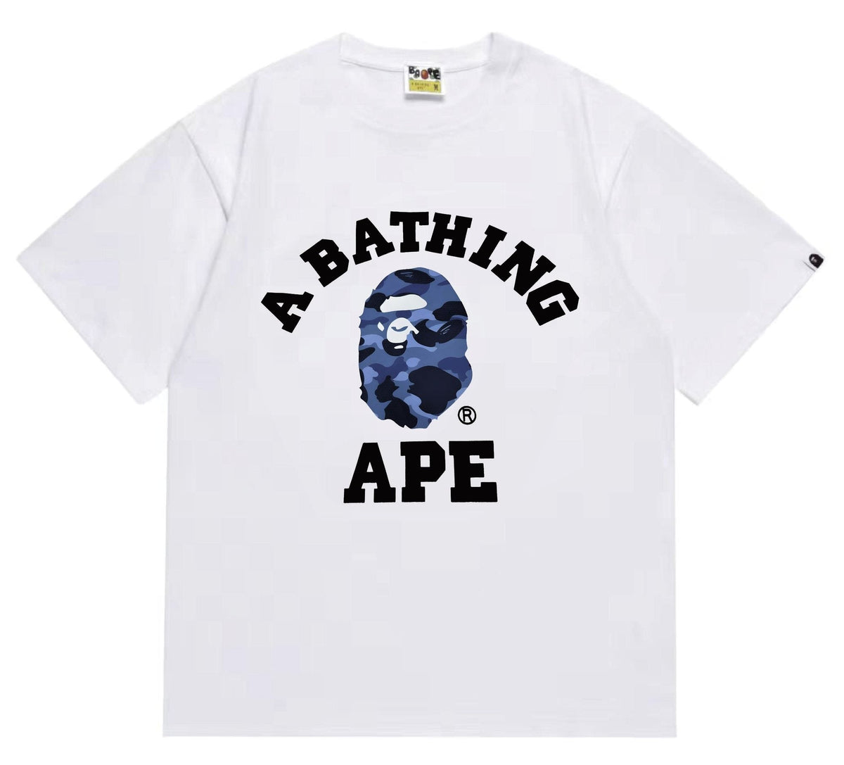BAPE Blue Camo Ape Head Graphic T-Shirt ¡ª hero