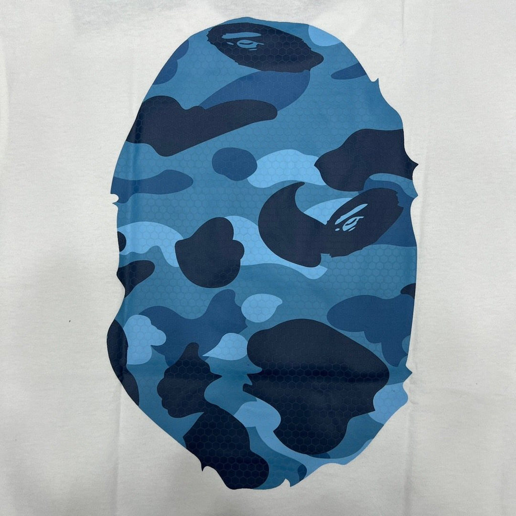 BAPE Blue Camo Ape Head Graphic T-Shirt ¡ª detail