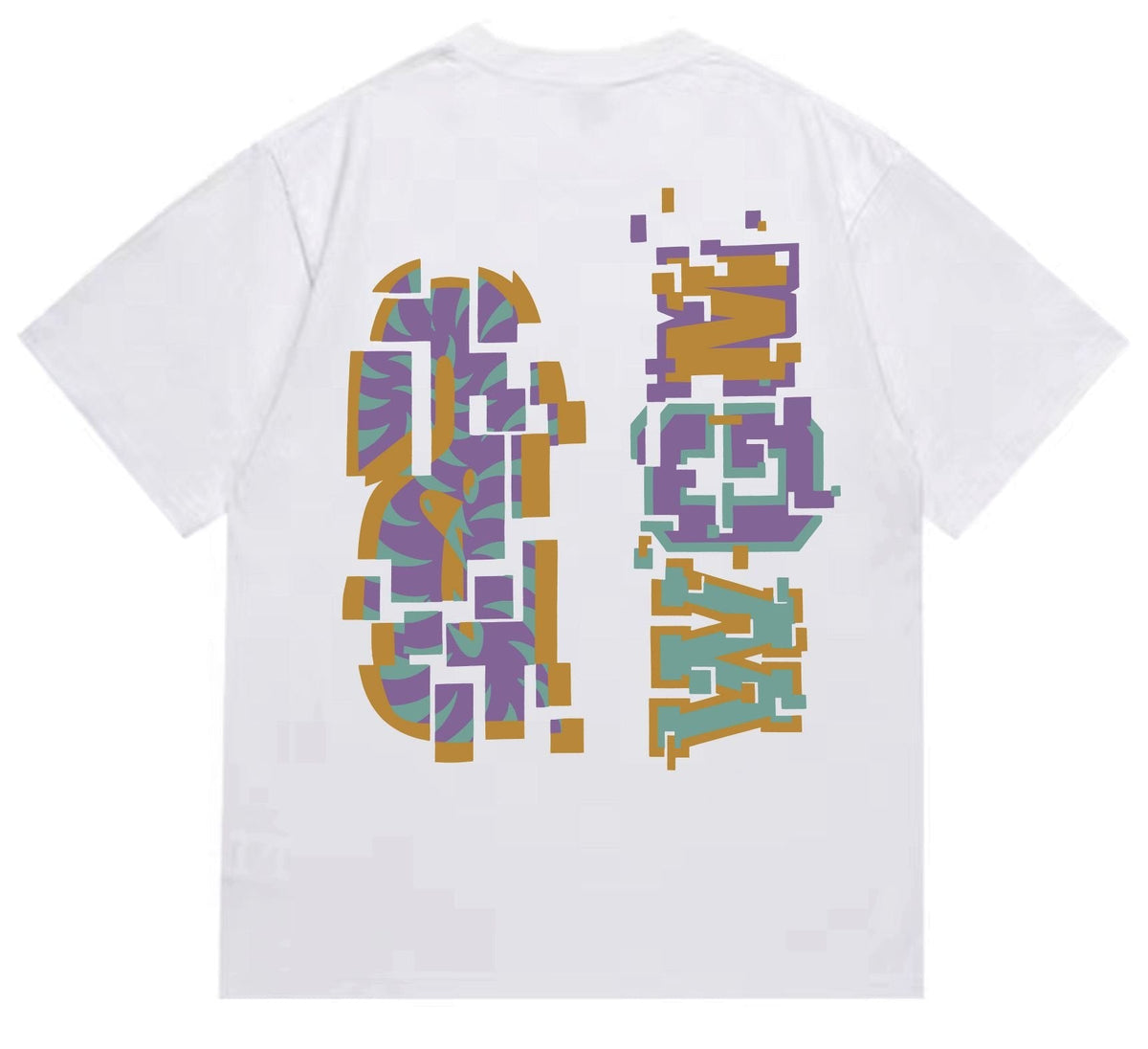 BAPE Pixelated Shark Graphic T-Shirt ¡ª back