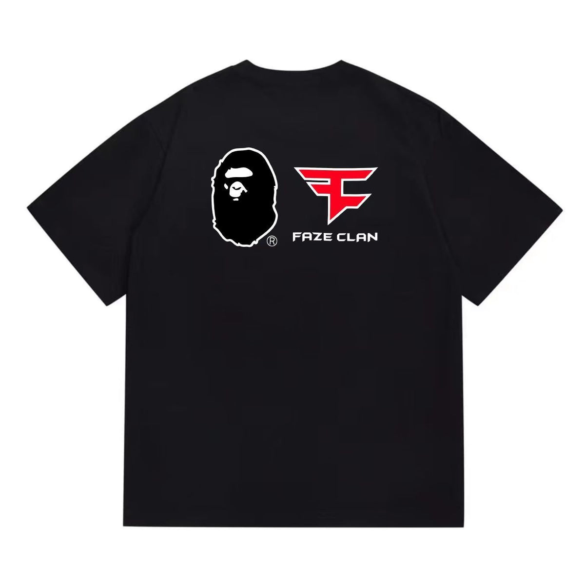 BAPE FaZe Clan Ape Head Graphic T-Shirt ¡ª back