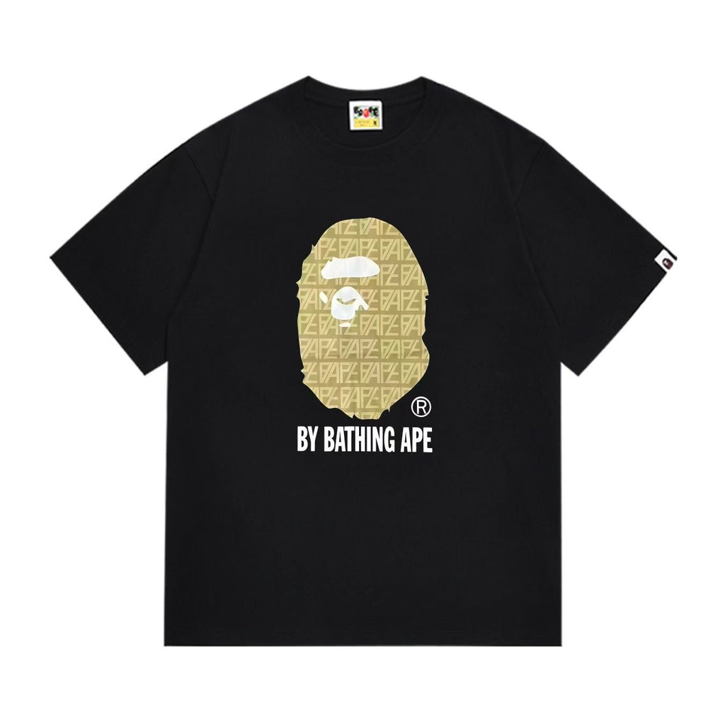 BAPE Gold Ape Head Graphic T-Shirt ¡ª hero
