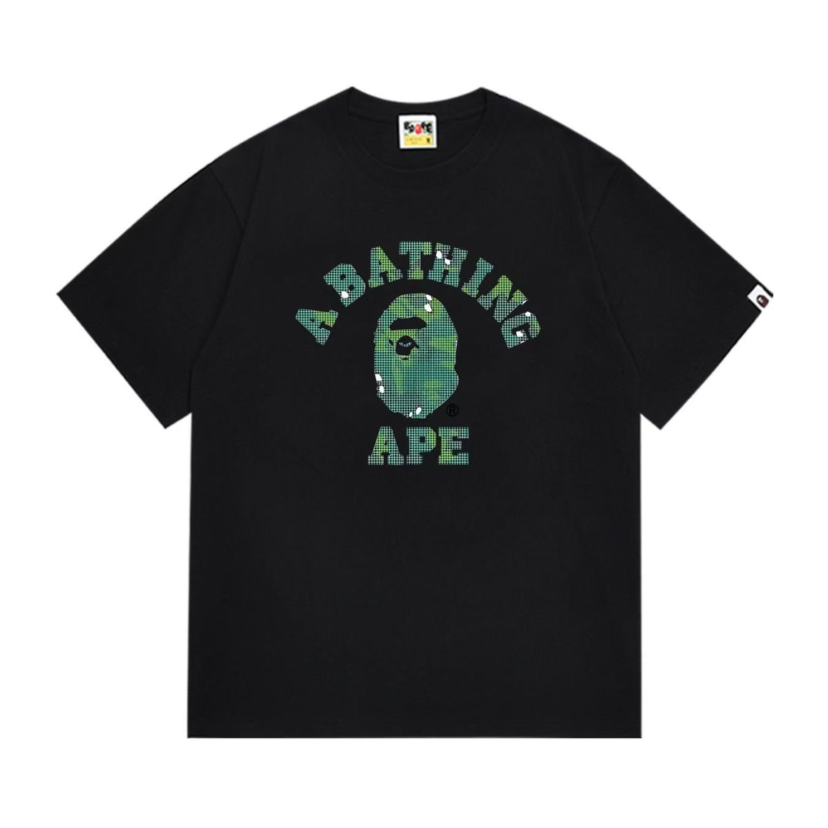 BAPE Green Ape Head Graphic Short-Sleeve T-Shirt ¡ª hero