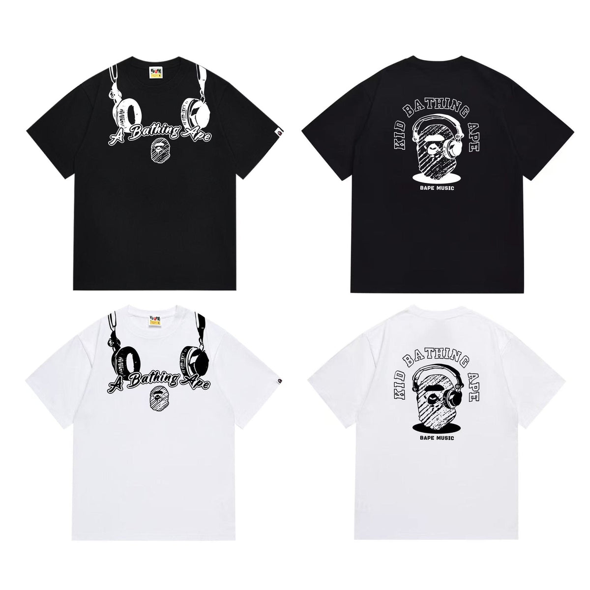 BAPE Music Graphic Short-Sleeve T-Shirt ¡ª comparison