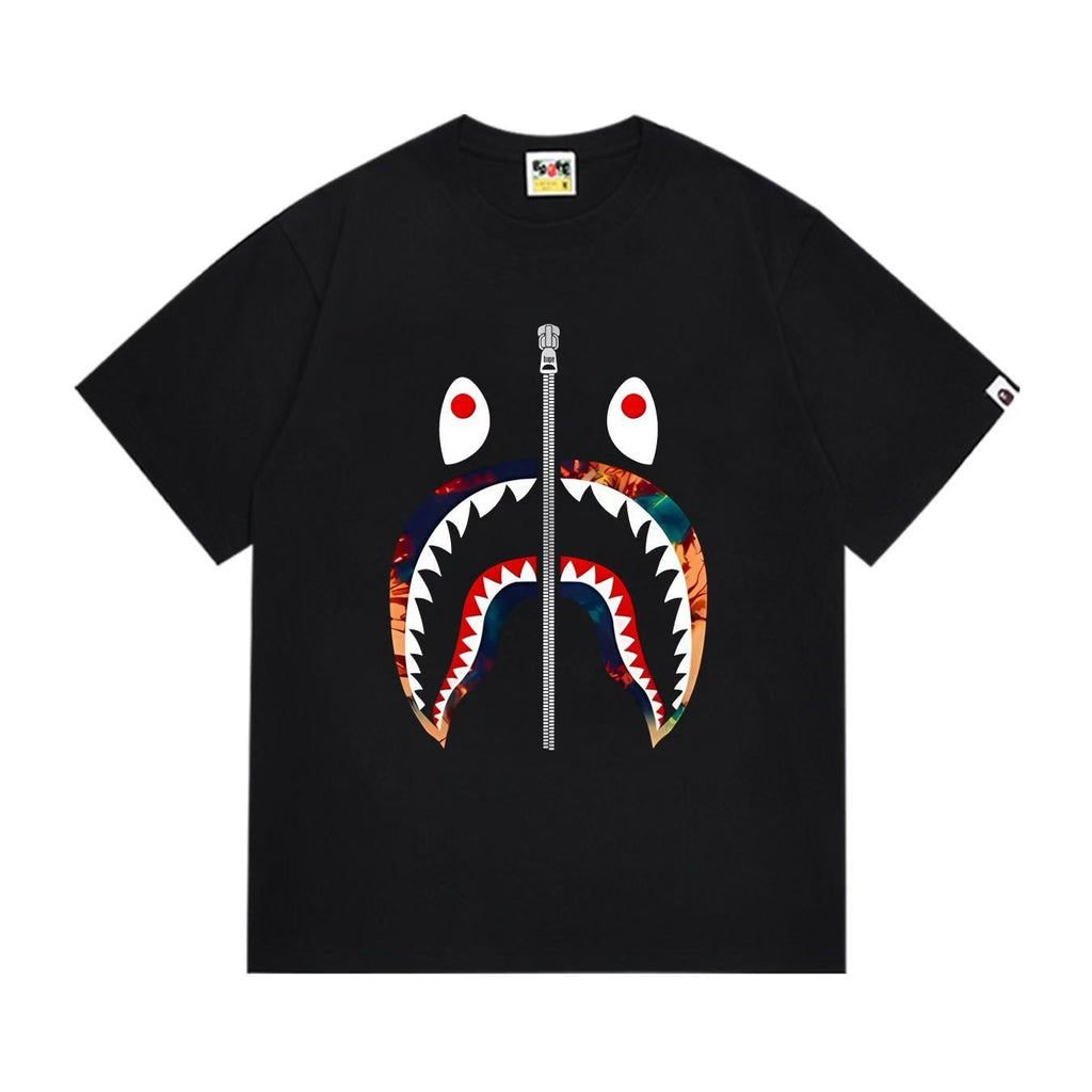 BAPE Shark Zip Graphic Short-Sleeve T-Shirt ¡ª hero