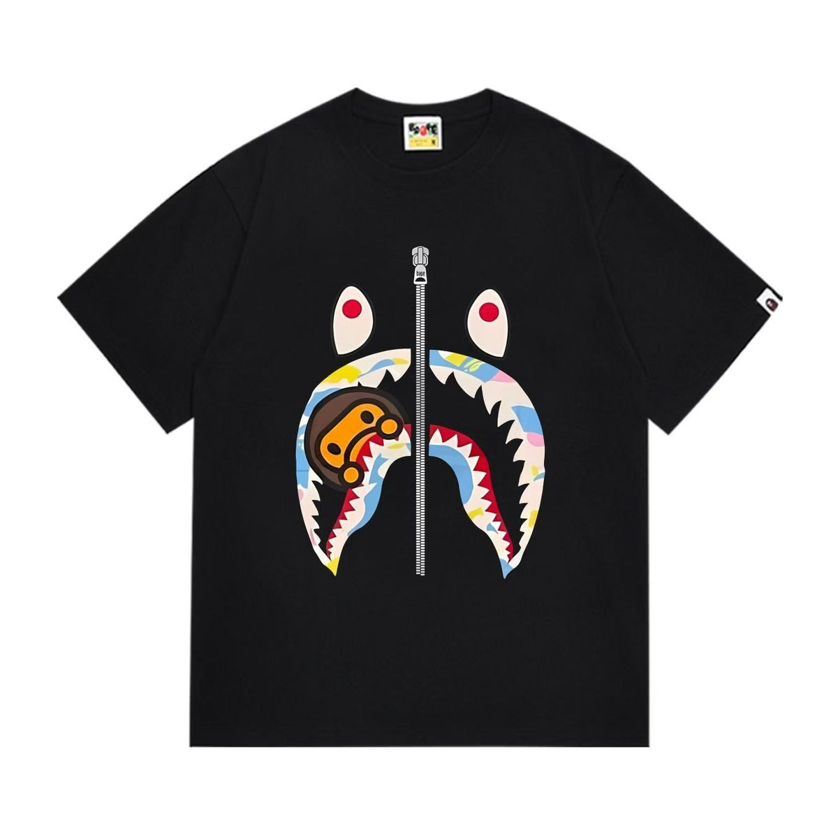 BAPE Shark Zipper Graphic T-Shirt ¡ª hero