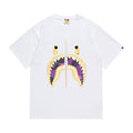 BAPE Shark Mouth Zipper Graphic T-Shirt ¡ª front