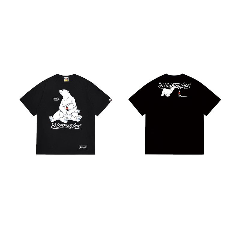 BAPE Front & Back Graphic Short-Sleeve T-Shirt ¡ª front