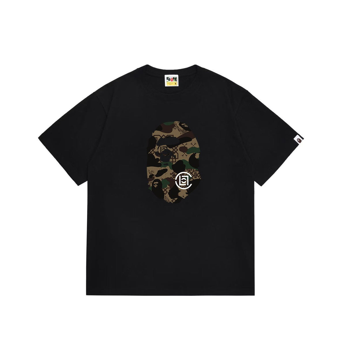 BAPE Green Camo Ape Head Graphic T-Shirt ¡ª front