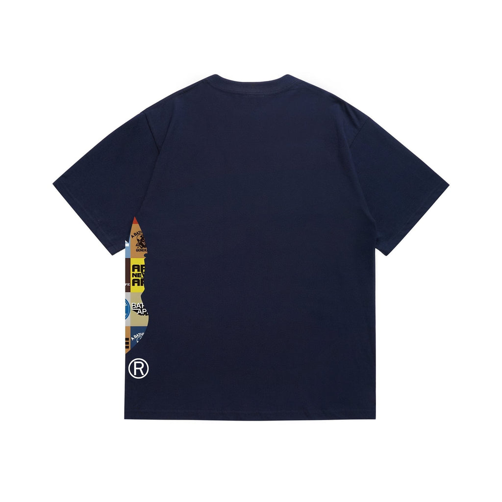 BAPE Ape-Head Collage Short-Sleeve T-Shirt ¡ª back