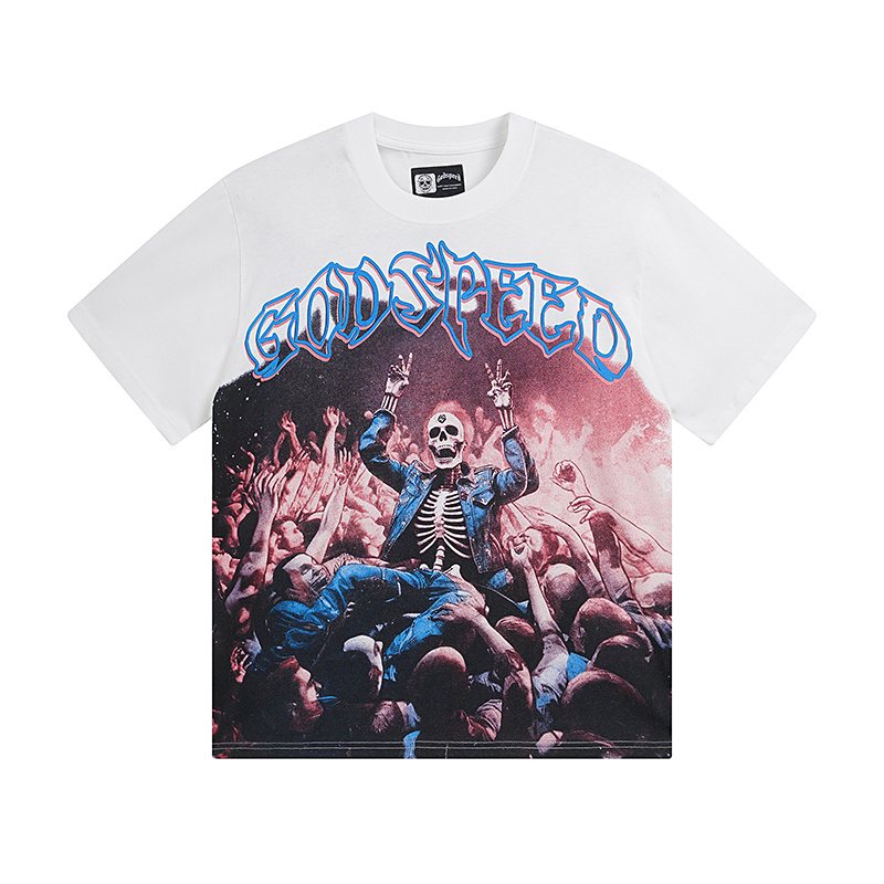 Godspeed Skeletal Front & Back Graphic T-Shirt ¡ª hero