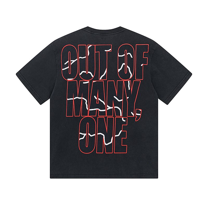 Godspeed Washed Black Rock Graphic T-Shirt ¡ª back