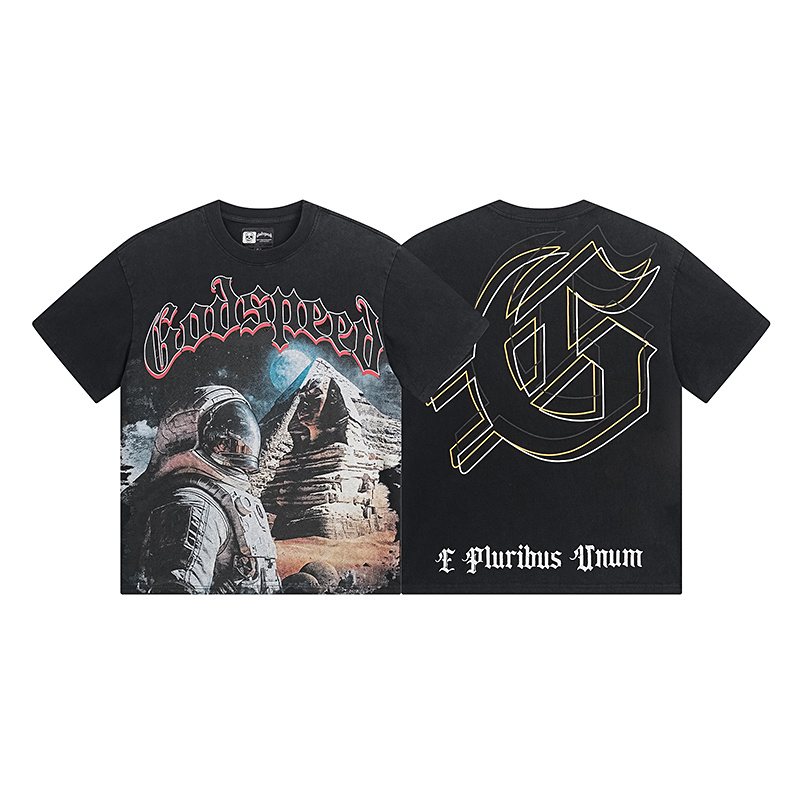 Godspeed Astronaut Graphic T-Shirt ¡ª front
