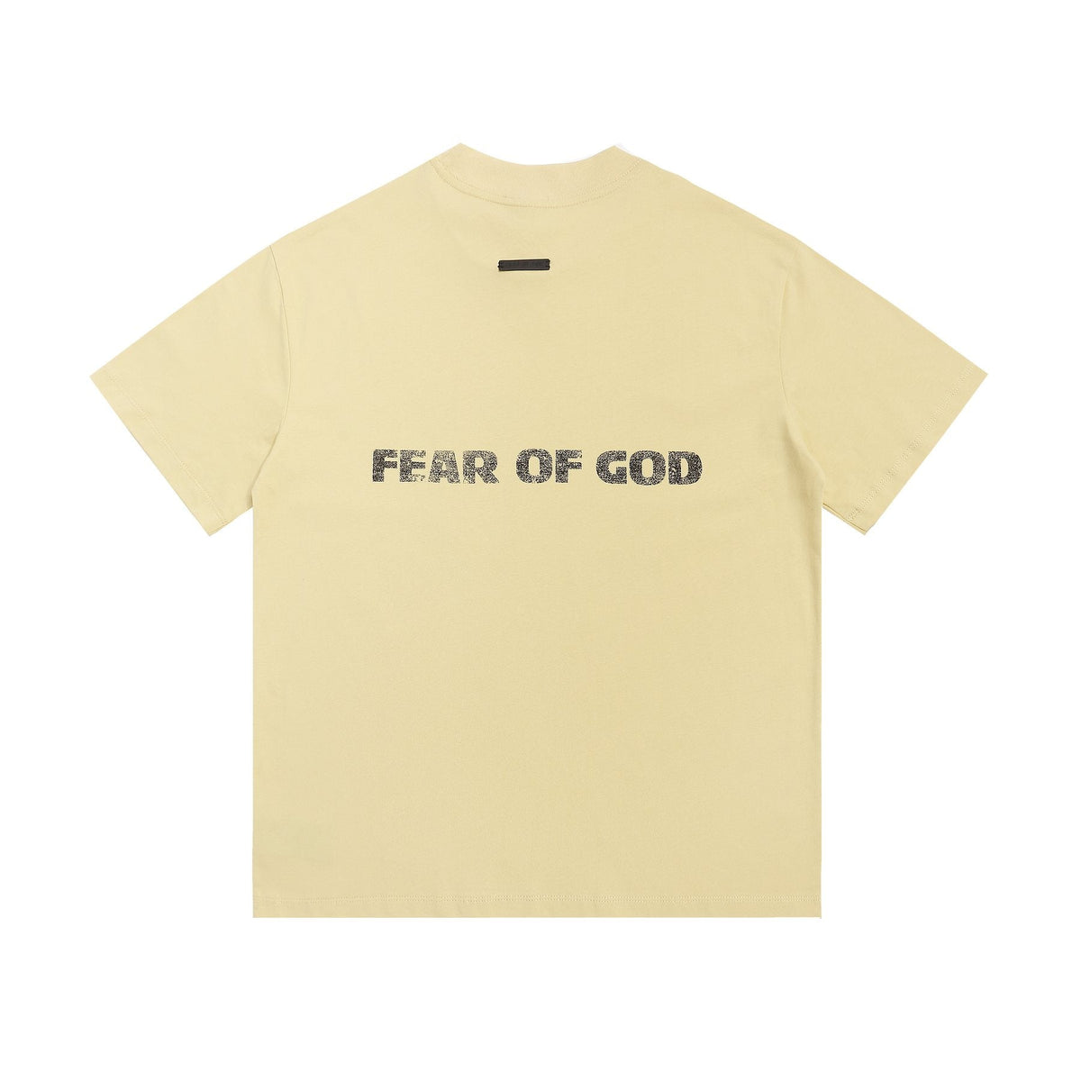 Fear of God Cream Front & Back Graphic T-Shirt ¡ª back