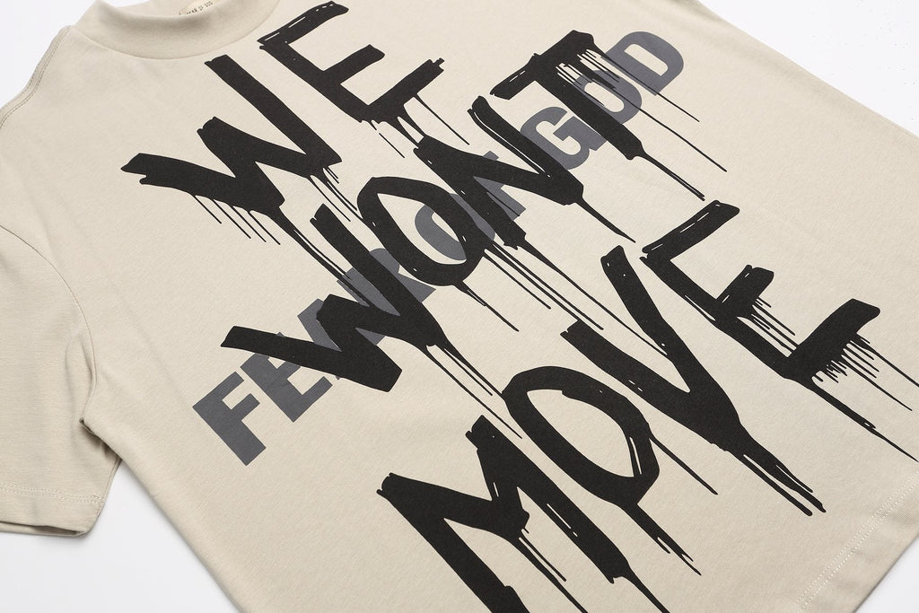 Fear of God Beige Graphic T-Shirt ¡ª detail