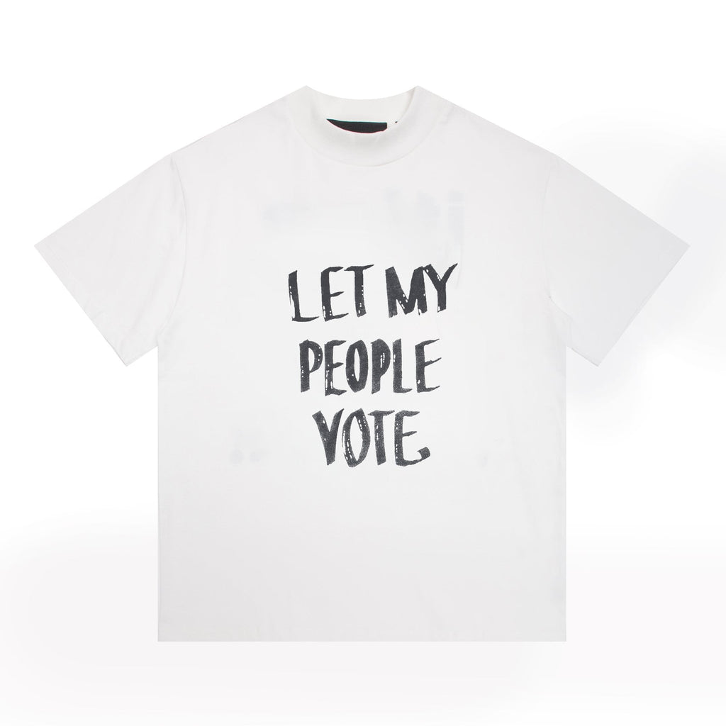 ESSENTIALS Let My People Vote Portrait Back T-Shirt ¡ª front