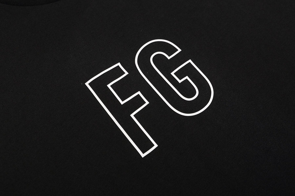 Fear of God Essentials Cutout Front Graphic T-Shirt ¡ª detail