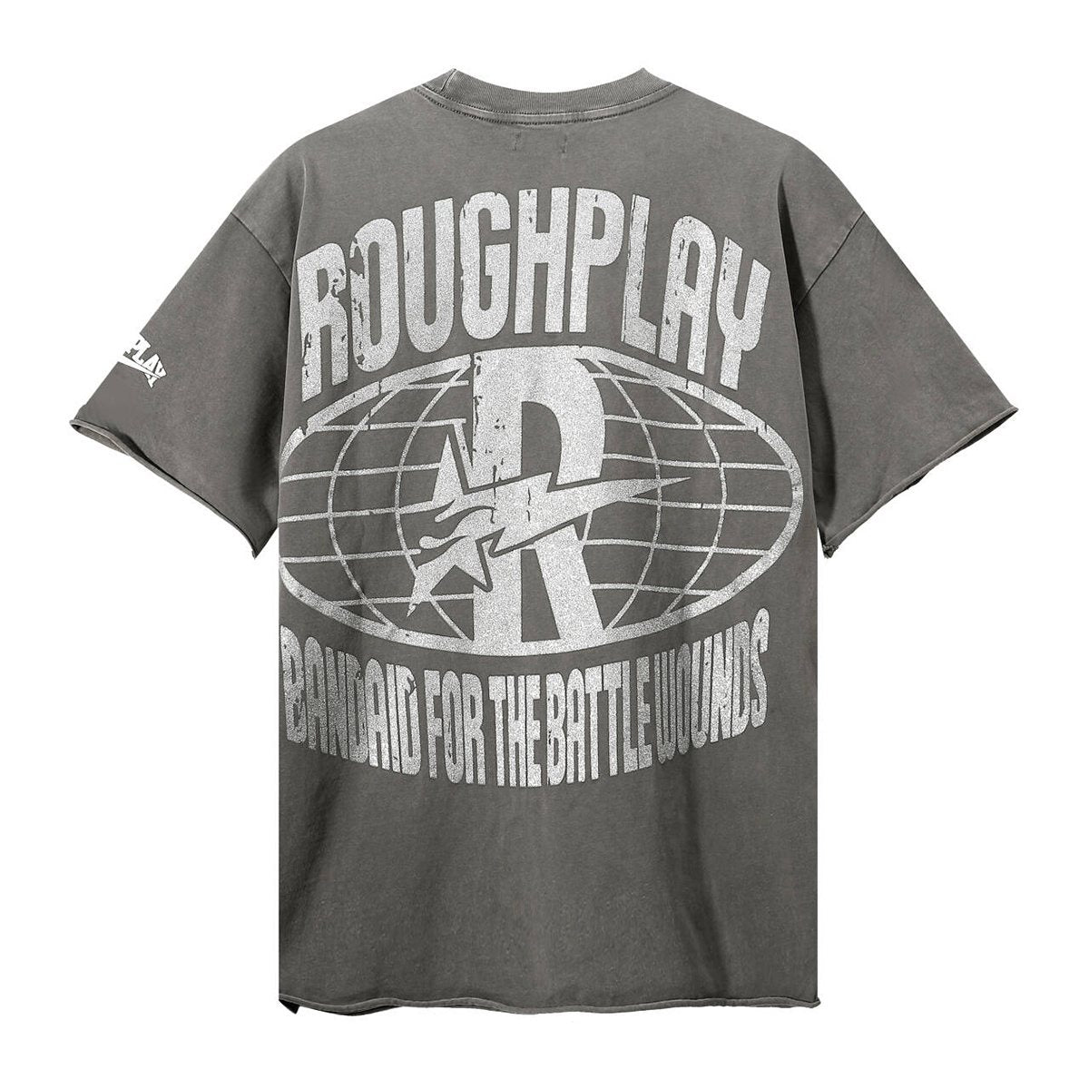 Rough Play Skeleton Rapper Graphic Short-Sleeve T-Shirt ¡ª back