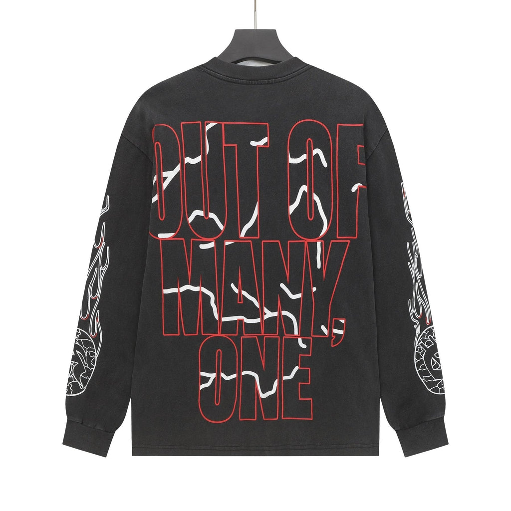 Godspeed Racing Skull Graphic Long-Sleeve T-Shirt ¡ª back