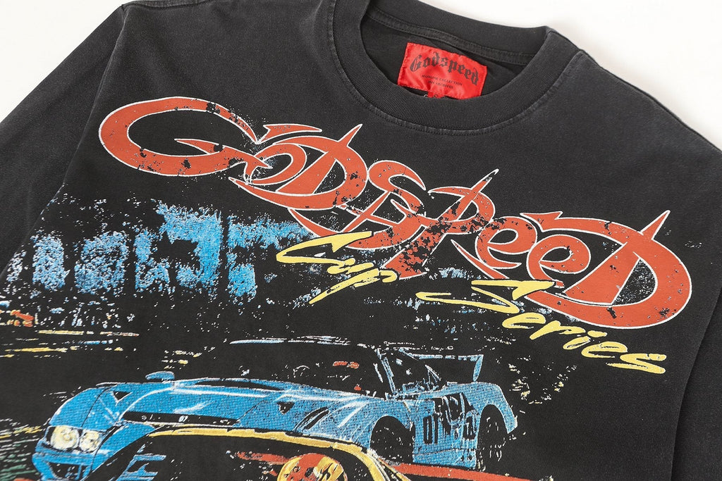 Godspeed Cup Series Racing Graphic Long-Sleeve T-Shirt ¡ª detail