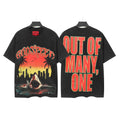Godspeed Shark Out Of Many One Graphic T-Shirt ¡ª front