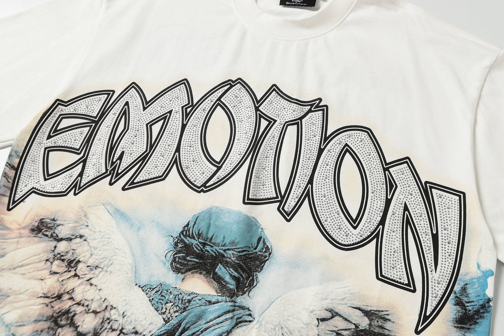 MIXED EMOTION Angel Graphic T-Shirt ¡ª detail