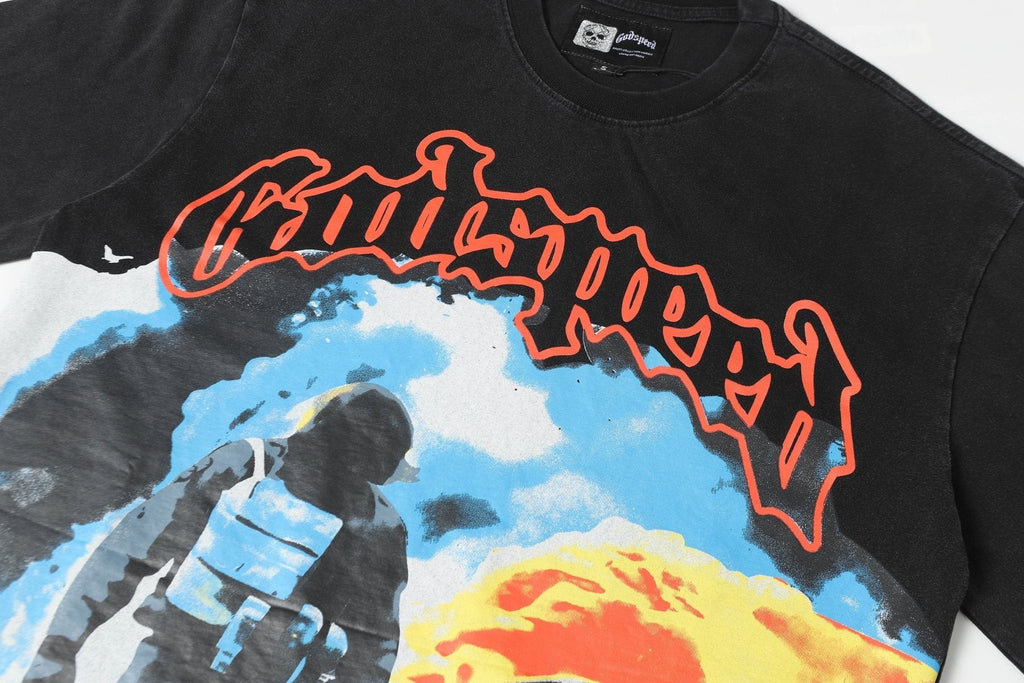 Godspeed Out Of Many One Graphic T-Shirt ¡ª detail