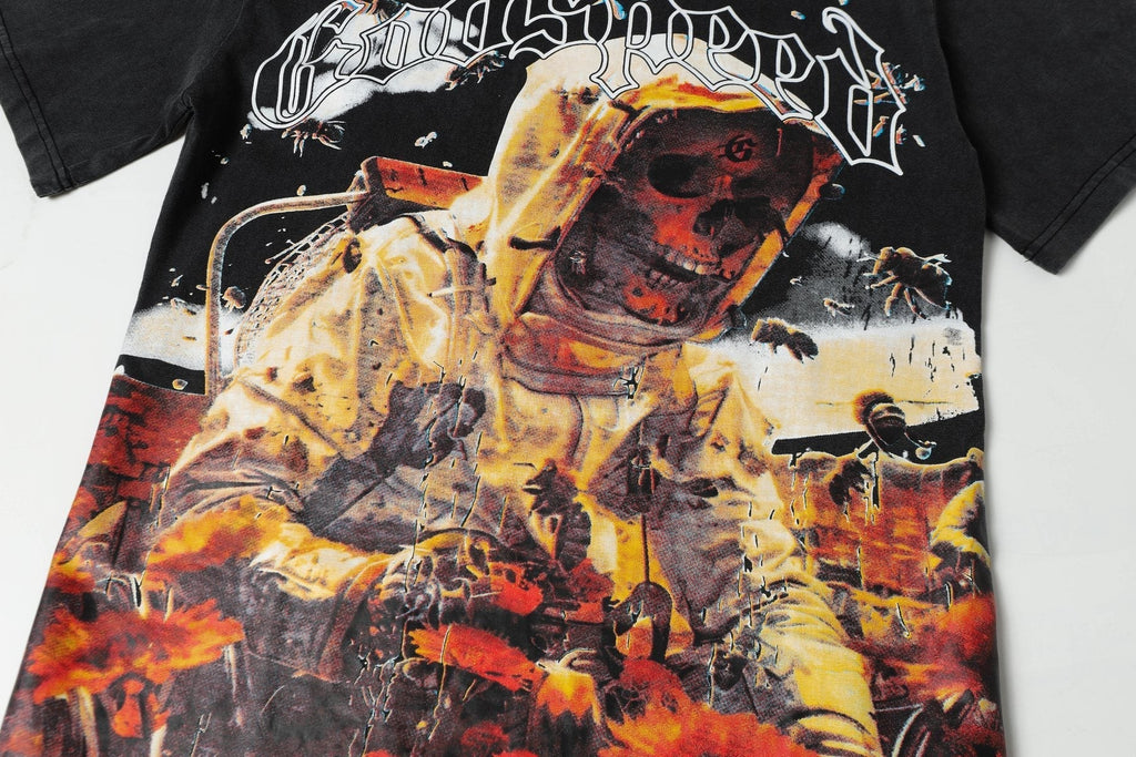 Godspeed Astronaut Graphic Short-Sleeve T-Shirt ¡ª detail