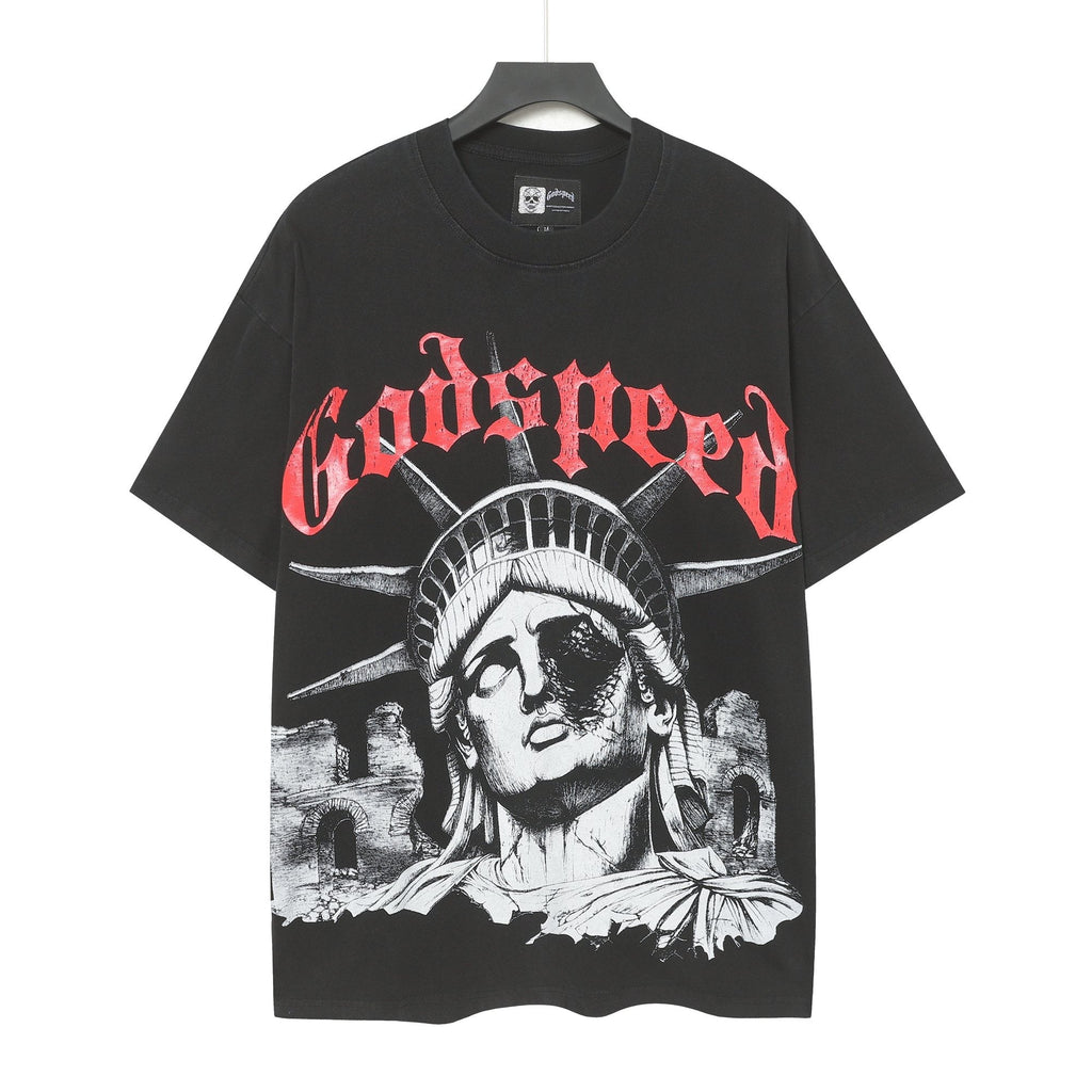 Godspeed E Pluribus Unum Statue Graphic T-Shirt ¡ª hero