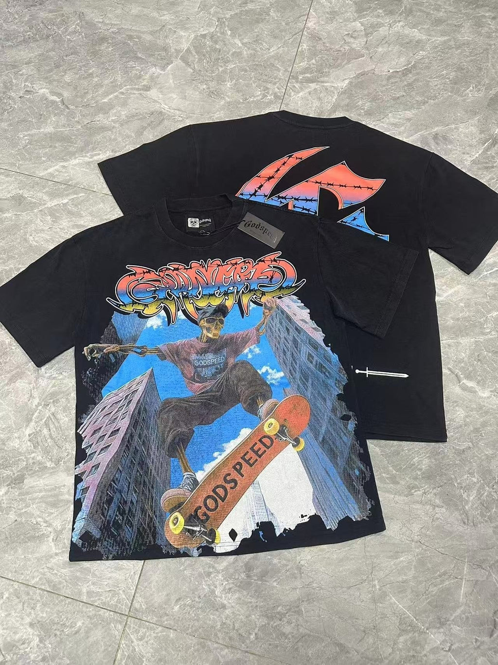 Godspeed Skate Graphic Short-Sleeve T-Shirt ¡ª context