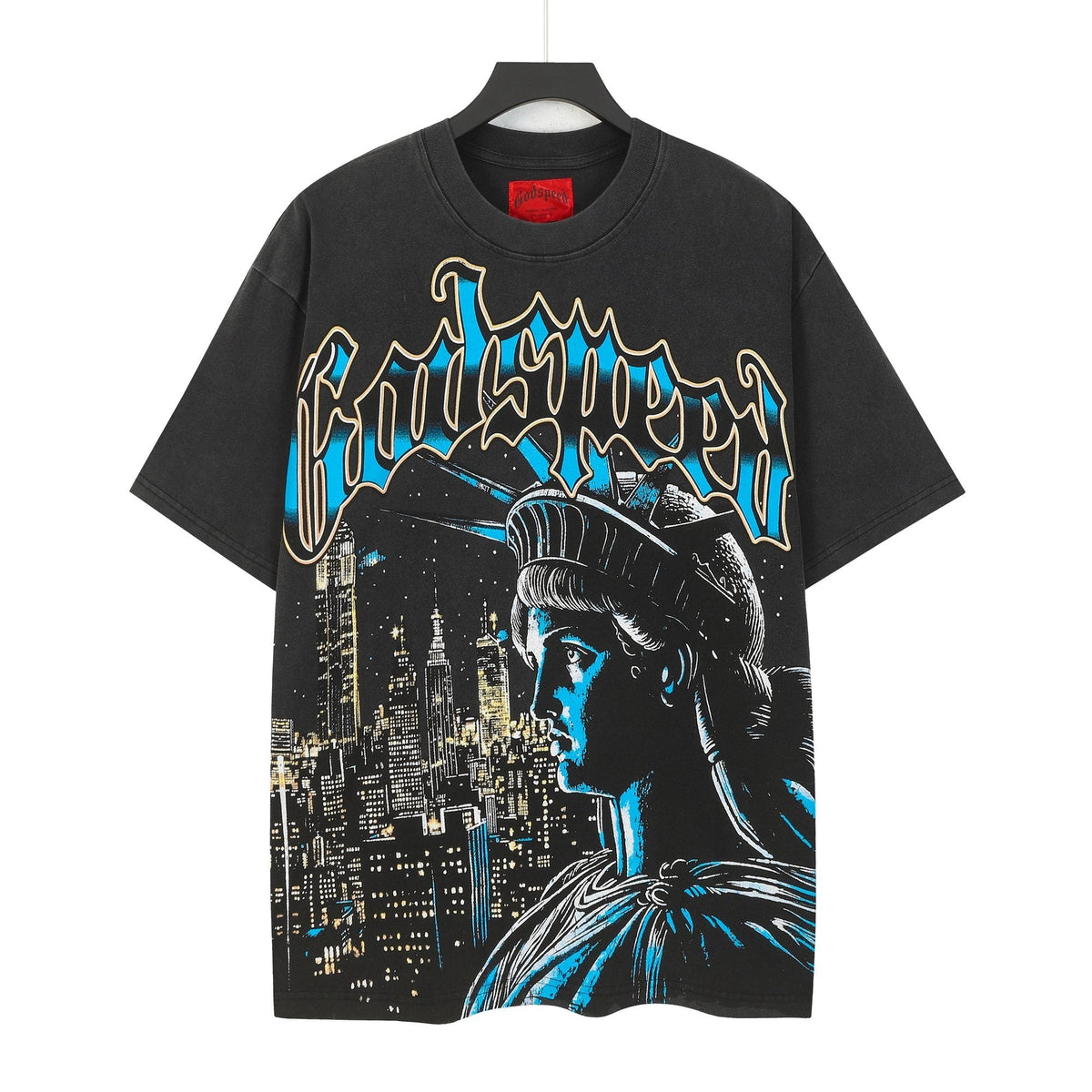 Godspeed Scary Nights Statue of Liberty Graphic T-Shirt ¡ª hero