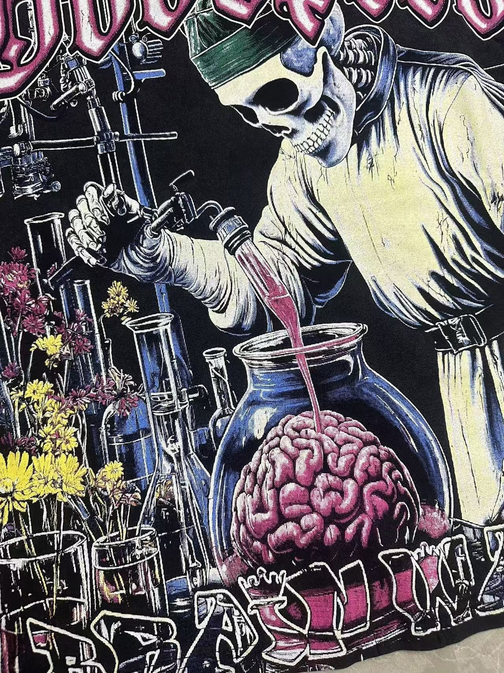 Godspeed Brain Wash Graphic T-Shirt ¡ª detail