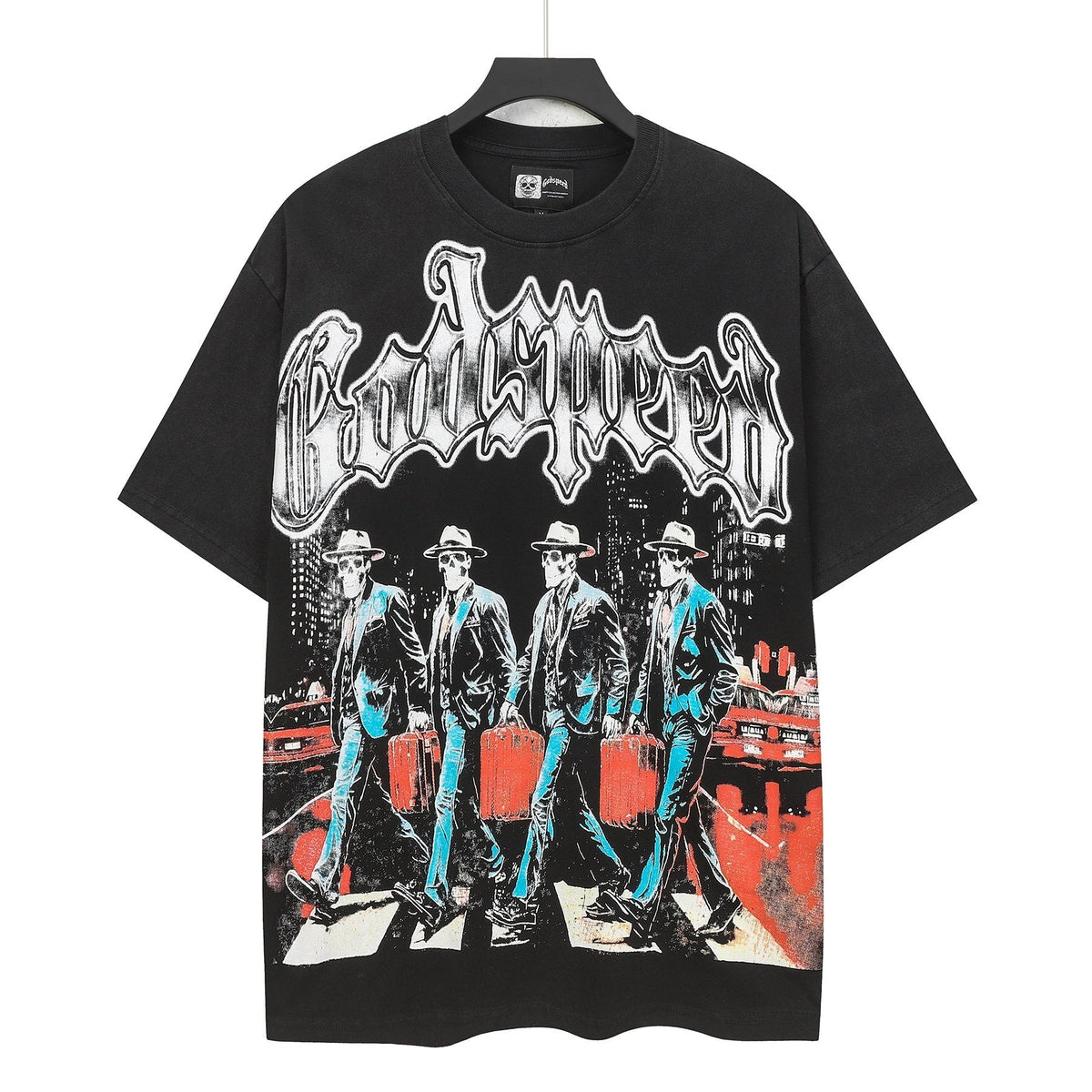 Godspeed Don¡¯t Fade Away Washed Graphic T-Shirt ¡ª hero