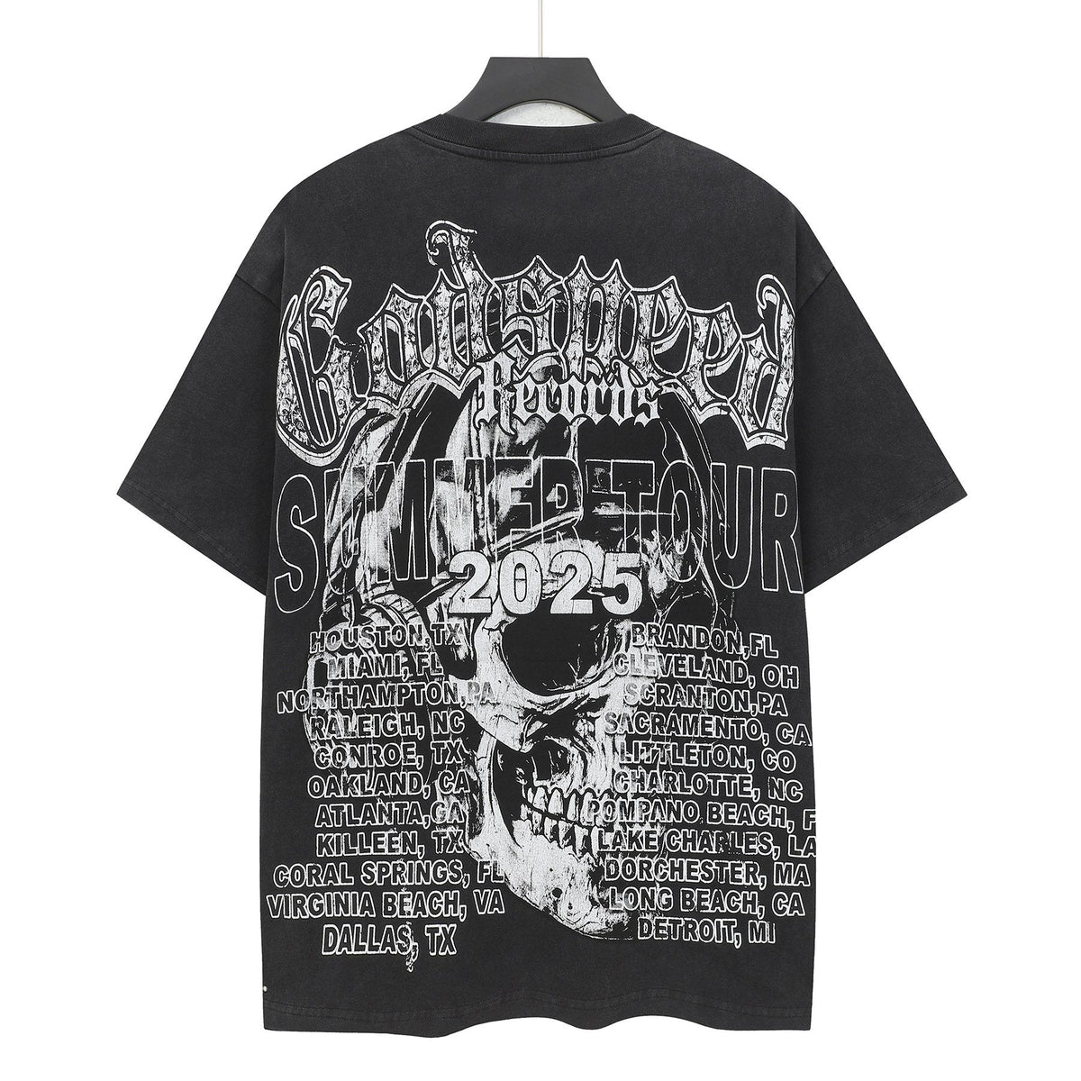 Godspeed Summer Tour 2025 Skull Graphic T-Shirt ¡ª back