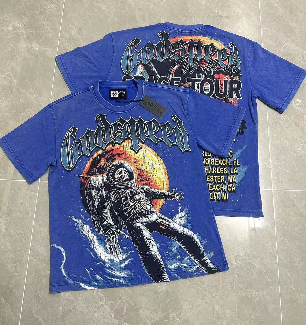 Godspeed Space Tour Astronaut Graphic T-Shirt ¡ª context