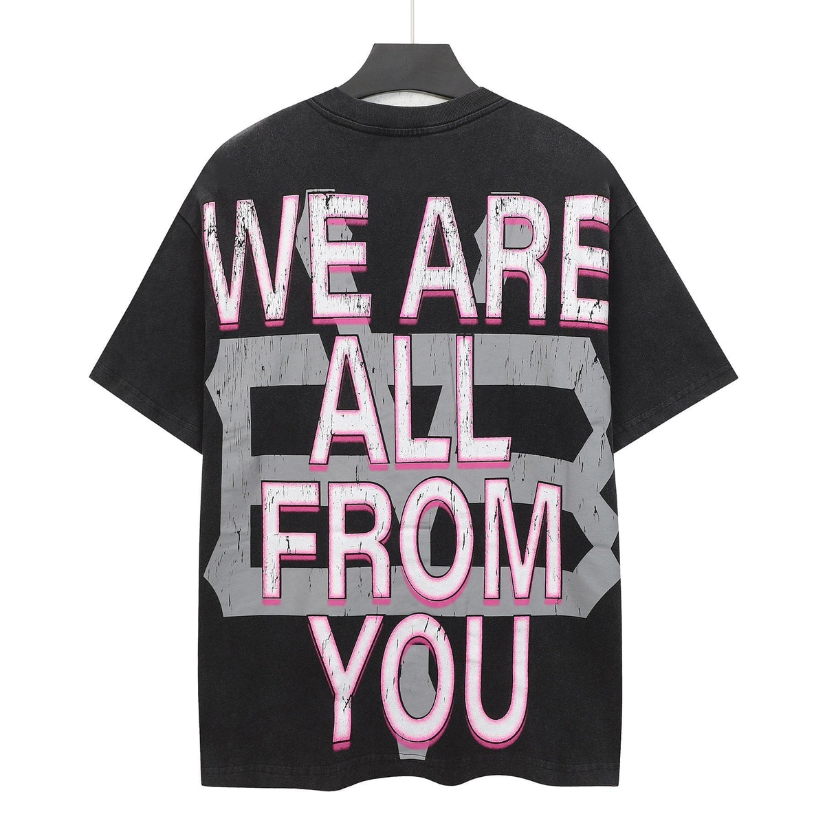 Godspeed Washed Black Rock Graphic T-Shirt ¡ª back