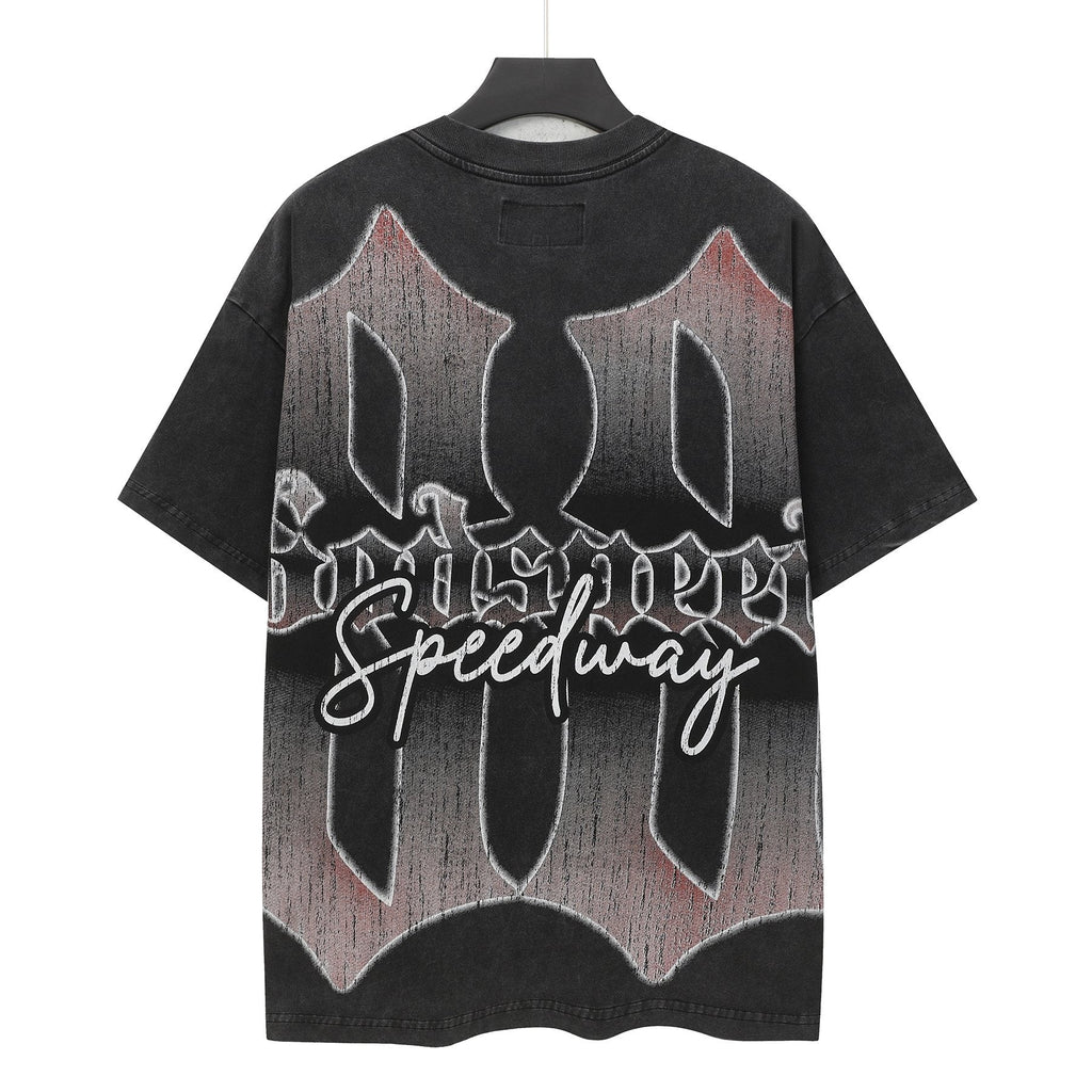 Godspeed Racing Team Washed Black Graphic T-Shirt ¡ª back
