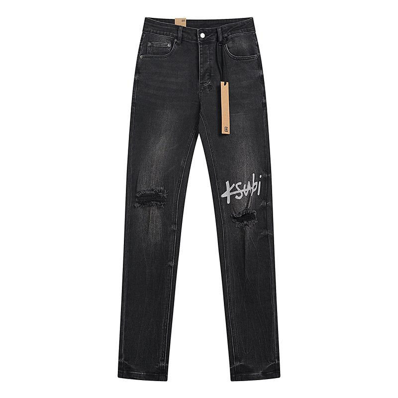 Ksubi Royalty Heroism Black Slim Tapered Jeans ¡ª front
