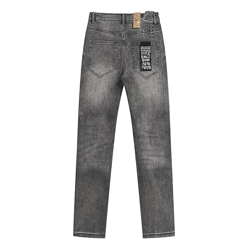 Ksubi Royalty Heroism Gray Wash Slim Jeans ¡ª back