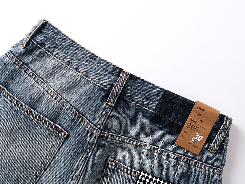 Ksubi Light Blue Straight-Leg Jeans ¡ª detail