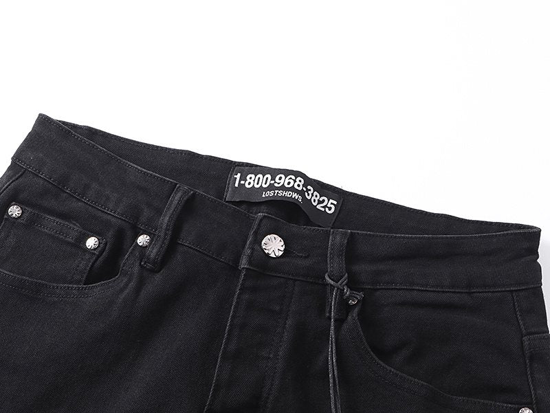 LOSTSHDWS Flower Embellished Flare Jeans ¡ª detail