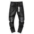 Purple Brand Black Distressed Studded Jeans ¡ª hero
